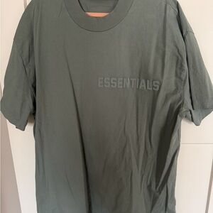 FOG Essentials Men's Green/Grey Short Sleeve Tee